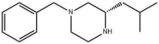 (S)-N4-Benzyl-2-isobutylpiperazine Struktur
