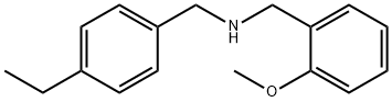 (4-エチルベンジル)(2-メトキシベンジル)アミン HYDROBROMIDE 化学構造式