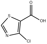4-氯-5-噻唑羧酸, 444909-59-5, 结构式