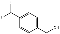 [4-(Difluoromethyl)phenyl]methanol, 4-(Hydroxymethyl)benzal fluoride Struktur
