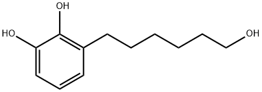 1,2-Benzenediol, 3-(6-hydroxyhexyl)- (9CI) Struktur