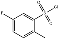 5-FLUORO-2-METHYLBENZENESULFONYL CHLORIDE Struktur