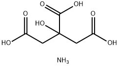 AMMONIUM DIHYDROGENCITRATE Struktur