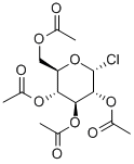 2,3,4,6-TETRA-O-ACETYL-ALPHA-D-GLUCOPYRANOSYL CHLORIDE Structure