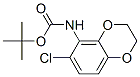 Carbamic acid, (6-chloro-2,3-dihydro-1,4-benzodioxin-5-yl)-, 1,1-dimethylethyl ester (9CI) Struktur