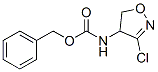 Carbamic acid, (3-chloro-4,5-dihydro-4-isoxazolyl)-, phenylmethyl ester (9CI) Struktur