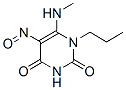 2,4(1H,3H)-Pyrimidinedione, 6-(methylamino)-5-nitroso-1-propyl- (9CI) Struktur