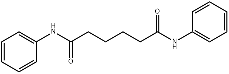 N,N'-ジフェニルヘキサンジアミド 化学構造式