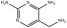 2,4-DIAMINO-5-AMINOMETHYL-PYRIMIDINE Struktur
