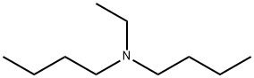 N-ブチル-N-エチル-1-ブタンアミン 化学構造式