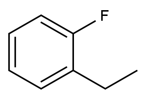 1-エチル-2-フルオロベンゼン 化学構造式