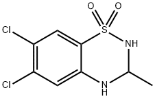 6,7-Dichloro-3,4-dihydro-3-methyl-2H-1,2,4-benzothiadiazine 1,1-dioxide|