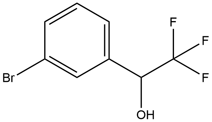 1-(3-broMophenyl)-2,2,2-trifluoroethanol Structure