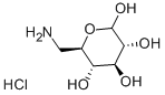 6-AMINO-6-DEOXY-D-GLUCOSE HYDROCHLORIDE Structure