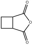 Cyclobutane-1,2-dicarboxylic anhydride Struktur