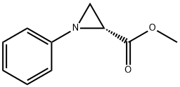 (R)-METHYL 1-PHENYLAZIRIDINE-2-CARBOXYLATE Structure