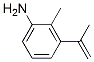 Benzenamine, 2-methyl-3-(1-methylethenyl)- (9CI) Struktur