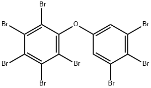 (ペンタブロモフェニル)(3,4,5-トリブロモフェニル)エーテル 化学構造式