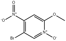 5-BROMO-2-METHOXY-4-NITROPYRIDINE 1-OXIDE Structure