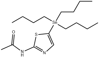 2-ACETYLAMINO-5-(TRIBUTYLSTANNYL)THIAZOLE Structure