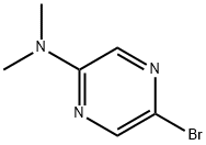 5-BROMO-2-(DIMETHYLAMINO)PYRAZINE Struktur