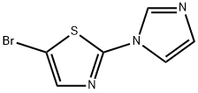 2-(IMIDAZOL-1-YL)-5-BROMOTHIAZOLE Struktur