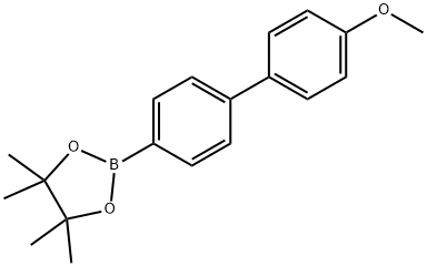 4'-甲氧基联苯-4-硼酸频呢醇酯,446311-34-8,结构式