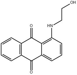 1-[(2-hydroxyethyl)amino]anthraquinone  Struktur