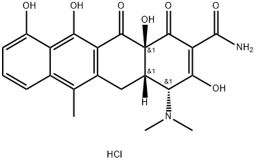 4-差向脱水四环素 结构式