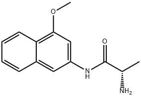 L-ALANINE 4-METHOXY-BETA-NAPHTHYLAMIDE Struktur