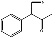 2-アセチル-2-フェニルアセトニトリル 化学構造式