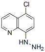 Quinoline, 5-chloro-8-hydrazino- (9CI), 446830-53-1, 结构式