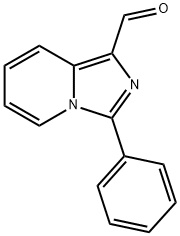 3-フェニルイミダゾ[1,5-A]ピリジン-1-カルブアルデヒド 化学構造式
