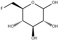 6-DEOXY-6-FLUORO-D-GALACTOSE, 447-25-6, 结构式