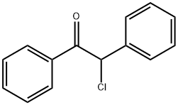 2-氯-2-苯基苯乙酮,447-31-4,结构式