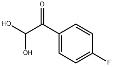 4-FLUOROPHENYLGLYOXAL HYDRATE Structure