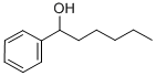 1-フェニル-1-ヘキサノール 化学構造式