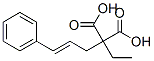 2-cinnamyl-2-ethyl-propanedioic acid 结构式