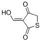 2,4(3H,5H)-Thiophenedione, 3-(hydroxymethylene)-, (3E)- (9CI) 结构式