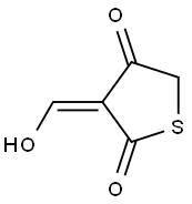 2,4(3H,5H)-Thiophenedione, 3-(hydroxymethylene)-, (3Z)- (9CI) Structure