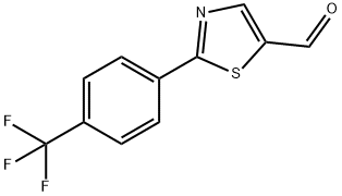 2-(4-TRIFLUOROMETHYLPHENYL)THIAZOLE-5-CARBALDEHYDE|2-(4-TRIFLUOROMETHYLPHENYL)THIAZOLE-5-CARBALDEHYDE