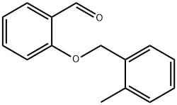 2-[(2-メチルベンジル)オキシ]ベンズアルデヒド 化学構造式