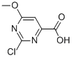 2-氯-6-甲氧基-4-嘧啶甲酸,447432-93-1,结构式