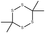 3,3,6,6-tetramethyl-1,2,4,5-tetrathiane Struktur