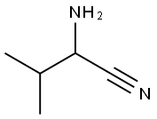 2-Amino-3-methylbutyronitrile Struktur