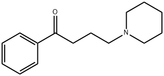 1-phenyl-4-(1-piperidyl)butan-1-one Struktur