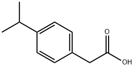 4-イソプロピルベンゼン酢酸 化学構造式