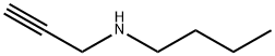 ブチルプロプ-2-Yニルアミン 化学構造式