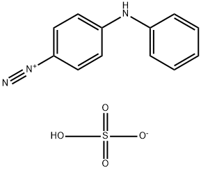 4-Diazodiphenylamine sulfate Struktur