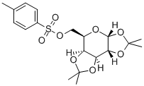 1,2:3,4-二-O-亚异丙基-6-O-(P-甲苯磺酰基)-Α-D-吡喃半乳糖,4478-43-7,结构式